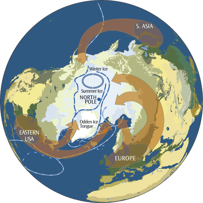 larger version of Arctic Map