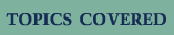 Topics covered